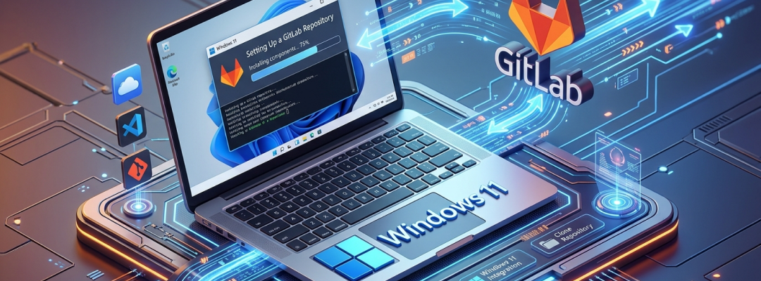 Настройка репозитория GitLab в Windows 11