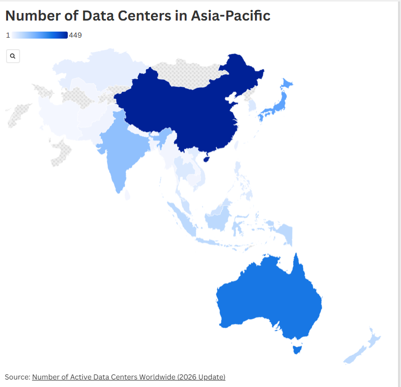Количество действующих дата-центров в мире – [Обновлено: март 2026]