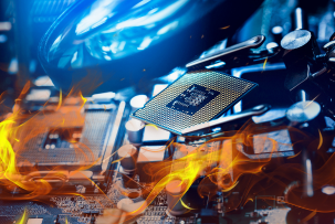 Новый чип, стабильно работает даже при температуре выше, чем у лавы